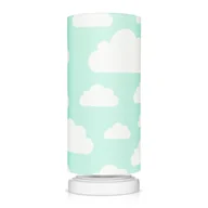 Lampy stojące - lampka nocna dla dzieci miętowa w chmurki mint clouds - miniaturka - grafika 1