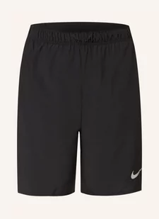 Nike Szorty Do Biegania 2 W 1 Dri-Fit Challenger Z Siateczką schwarz - Spodenki damskie - miniaturka - grafika 1