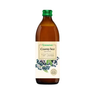 Bonatium Czarny bez sok 99,7%, 500ml - Soki i napoje niegazowane - miniaturka - grafika 1