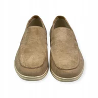 Mokasyny męskie - Mokasyny męskie zamszowe Old Money 41 - miniaturka - grafika 1