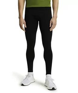 Falke Męskie legginsy kompresyjne, długie spodnie kompresyjne z włókien funkcyjnych, oddychające spodnie do biegania dla szybkiej regeneracji, 1 opakowanie, czarne (Black 3000), rozmiar: XL 38289 - Kalesony - miniaturka - grafika 1