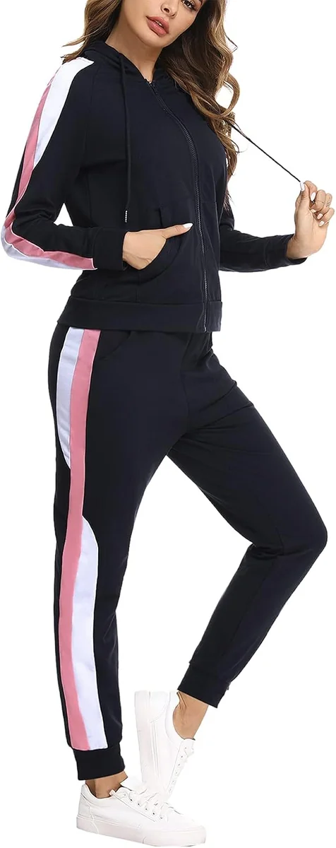 PASKI DRES XL GRANATOWY BAWEŁNIANY ZESTAW SPORTOWY KOMPLET KIESZENIE