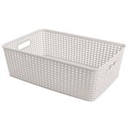 Pojemniki łazienkowe - Fl1 KOSZYK RATTAN CLASSIC 12L CAPRI BEŻOWY 40G-KOS-G461/4 - miniaturka - grafika 1