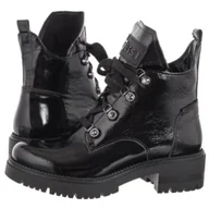 Botki damskie - Botki Czarne Lakierowane 24704 711 (NE412-a) Nessi - miniaturka - grafika 1