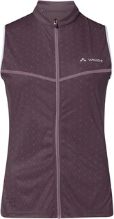 Koszulki rowerowe - VAUDE Posta Sleeveless Full-Zip Tricot Women, fioletowy EU 42 | L 2022 Koszulki kolarskie - grafika 1