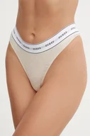 Majtki damskie - Guess stringi CARRIE kolor beżowy O97E04 KBBU1 - miniaturka - grafika 1