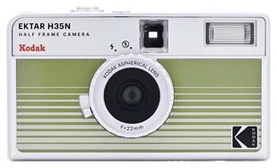 KODAK EKTAR H35N Camera Striped Green - Aparaty analogowe - miniaturka - grafika 1