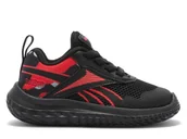 Buty dla dziewczynek - Buty dziecięce Reebok 100209188 RUSH RUNNER 5 ELASTIC LACE Czarne - miniaturka - grafika 1