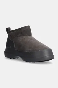 Moon Boot śniegowce zamszowe MB LUNA LOW BOOT SUEDE kolor szary 80D2480040 H005 - Śniegowce damskie - miniaturka - grafika 1