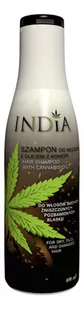 India Cosmetics INDIA szampon do włosów z olejem z konopi 400 ml - Szampony do włosów - miniaturka - grafika 1