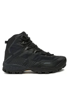 Mammut Trekkingi 3030-05040 Czarny - Buty trekkingowe męskie - miniaturka - grafika 1