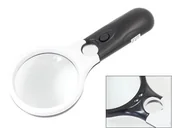 Lunety i akcesoria - Lupa o Powiększeniu 3x/45x (średnica 70mm) + Oświetlenie 3x LED. - miniaturka - grafika 1