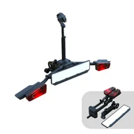 Bagażniki dachowe - Bagażnik rowerowy na hak holowniczy TMK  FLY 01 - black - miniaturka - grafika 1