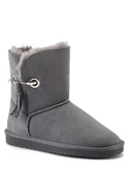 Botki damskie - ISLAND BOOT Botki zimowe "Whale" w kolorze szarym - miniaturka - grafika 1