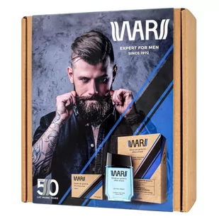 WARS Expert For Men Fresh zestaw woda po goleniu 90ml + mydło do golenia 80g - Mydła - miniaturka - grafika 1