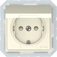 Gniazdka elektryczne - SOCKET IVORY IP44 RP16-003-22 QR1000 - miniaturka - grafika 1
