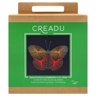 Zabawki kreatywne - CREADU, Zestaw Kreatywny, Przeplatanka Z Nici, Motyl - miniaturka - grafika 1