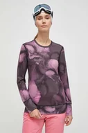 Bielizna sportowa damska - Roxy longsleeve funkcyjny Daybreak kolor różowy - miniaturka - grafika 1