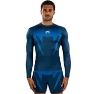 Kimona, stroje i obuwie - Venum Rashguard Długi Rękaw Long Sleeve No Gi Indigo - miniaturka - grafika 1