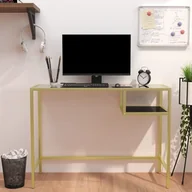Biurka - Biurko komputerowe, przezroczyste, 100x36x74cm, szkło hartowane! - miniaturka - grafika 1
