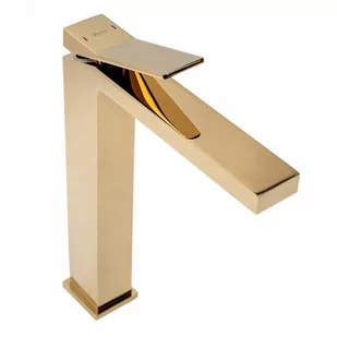 Rea Bateria umywalkowa Duet Gold B4415 - Baterie umywalkowe - miniaturka - grafika 1