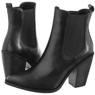 Kowbojki Czarne B5973_-E50-000-000-E28 (CI747-a) Carinii - Botki damskie - miniaturka - grafika 1