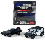 Samochody i pojazdy dla dzieci - Dwupak aut metalowych Jeep Wrangler i Dodge Charger R/T 1:32 Szybcy i Wściekli 253202014 Jada - miniaturka - grafika 1