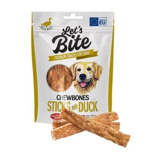 Brit Brit Let''s Bite przysmak do żucia z kaczką / Chewbones sticks with duck 120g 111974 - Przysmaki dla psów - miniaturka - grafika 1