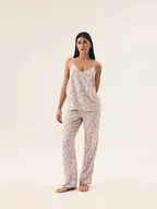 Piżamy damskie - Piżama damska Nadar Henderson jasno-niebieski S - miniaturka - grafika 1