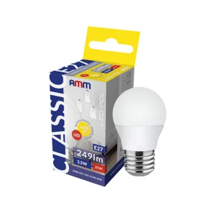 Żarówka LED E27 3,5 W WW G45 AMM - Żarówki LED - miniaturka - grafika 1