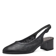Czółenka - Tamaris COMFORT damskie czółenka ze skóry, eleganckie, czarny, 41 EU Weit - miniaturka - grafika 1