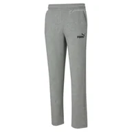 Dresy męskie - Spodnie dresowe męskie Puma ESS LOGO FL OP szare 58671803-XXL - miniaturka - grafika 1