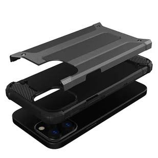 Hybrid Armor pancerne hybrydowe etui pokrowiec iPhone 13 Pro Max czarny - Etui i futerały do telefonów - miniaturka - grafika 6