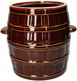 Beczka Kamionkowa Ceramiczna 8L Garnek Do Kiszenia - Beczki - miniaturka - grafika 1