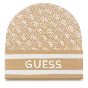 Czapka Guess W4BZ21 Z3JD2 Beżowy - Czapki damskie - miniaturka - grafika 1