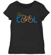 Koszulki i topy damskie - Koszulka damska stay cool rower czarna 2XL - miniaturka - grafika 1