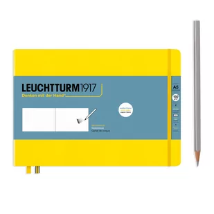 Leuchtturm1917, szkicownik poziomy Medium, A5, cytrynowy - Podobrazia, bloki, papiery - miniaturka - grafika 1