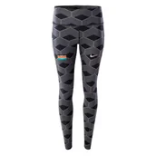 Spodnie damskie - Nike Damskie spodnie Kenya Epic Lux Patterned Leggins, czarne XL - miniaturka - grafika 1