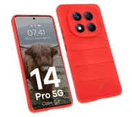 Etui i futerały do telefonów - Bizon Tur do Xiaomi Redmi Note 14 Pro 5G / Poco X7 Czerwony - miniaturka - grafika 1