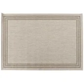 Dywany - Dywan Party 80 x 150 cm bordiura jasny szary 503638 - miniaturka - grafika 1