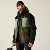 Kurtki i kamizelki sportowe męskie - Regatta Kurtka męska przejściowa ocieplana przeciwdeszczowa Maland Zielony, Rozmiar: 3XL - miniaturka - grafika 1