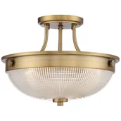 Lampy sufitowe - Quoizel MANTLE QZ/MANTLE/SF WS plafon sufitowy 2x60W/E27 ELSQZ/MANTLE/SF WS - miniaturka - grafika 1