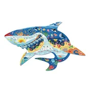 Puzzle - Pierwsze Puzzle Edukacyjne -Duże - Rekin - Zwierzęta - miniaturka - grafika 1