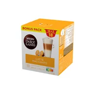 Kawa w kapsułkach i saszetkach - Kawa w kapsułkach NESCAFÉ® Dolce Gusto® Latte Macchiato, 9+9 szt. - miniaturka - grafika 1