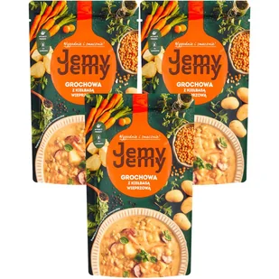 JemyJemy Grochowa z kiełbasą wieprzową 450 g x 3 sztuki - Szybkie dania obiadowe - miniaturka - grafika 1