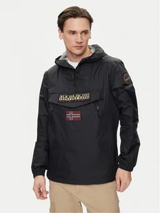 Napapijri Kurtka anorak Rainforest Wb Pkt V2 NP0A4HX6 Czarny Regular Fit - Kurtki męskie - miniaturka - grafika 1