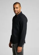 Koszule męskie - Lee Button Down Męska Koszula Jeansowa Black L880Pa01-Xl - miniaturka - grafika 1