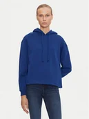 Bluzy damskie - Pieces Bluza Chilli 17113437 Niebieski Regular Fit - miniaturka - grafika 1