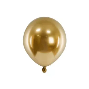Balony Glossy złoty 12cm - Balony i akcesoria - miniaturka - grafika 1