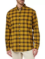 Koszule męskie - JACK&JONES męska koszula JORCARL Check Woodside Oversize Shirt LS, Golden Rod, L - miniaturka - grafika 1